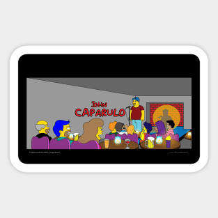 Cap in Springfield- Poster Sticker
